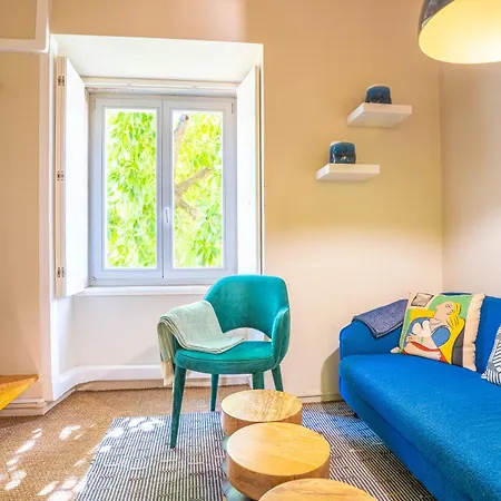 Graca Cozy Blue Loft Authentic Gem Daire Lisboa